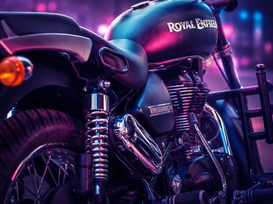 Thunderbird. The Royal Enfield Thunderbird I rode back in India, before California. Those long roads were their own kind of thinking — the bike less a machine to operate than a place to be alone with a question until it answered. A time of finding myself.